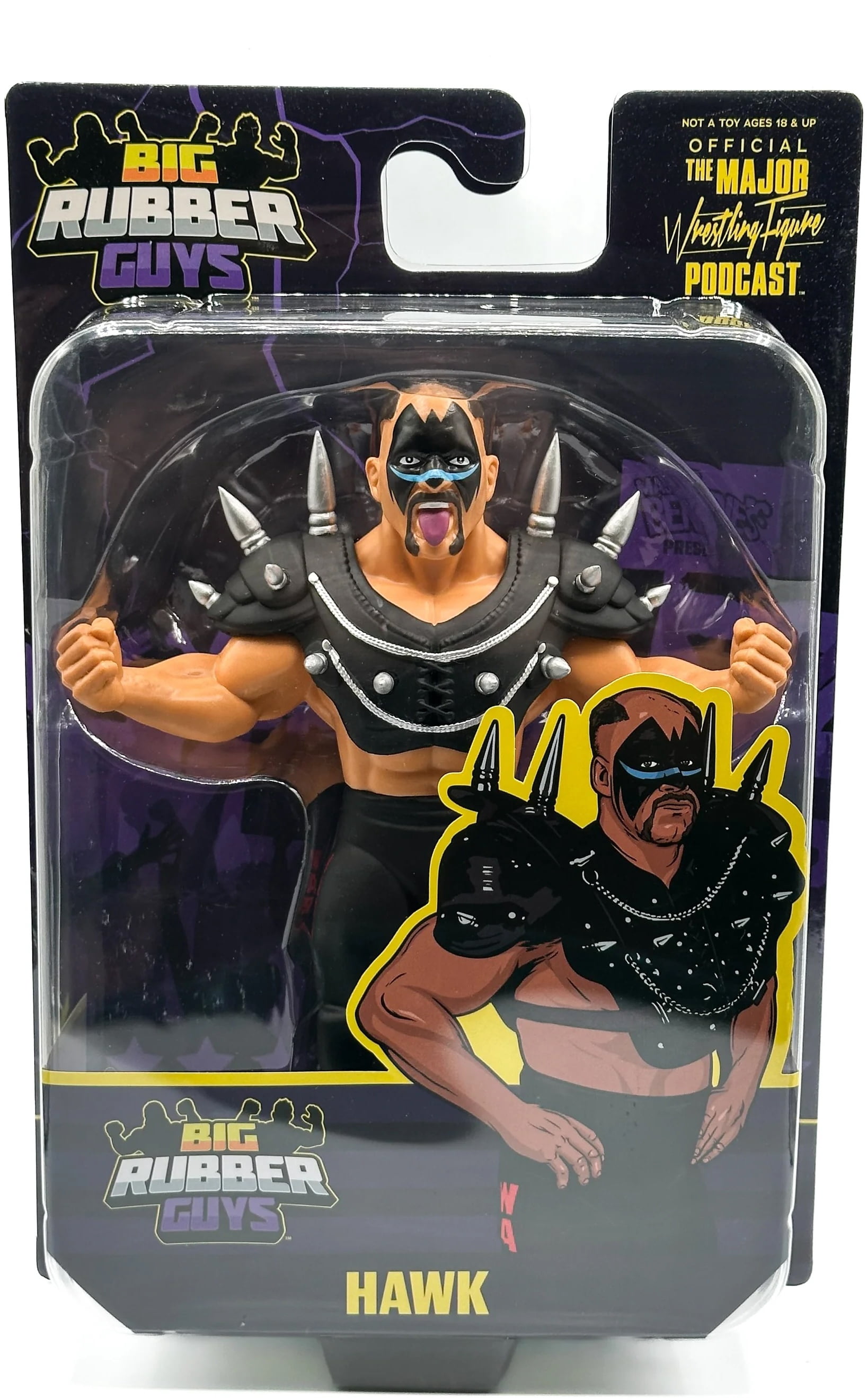 Rubber Hawk Big Rubber Guys Road Warriors Hawk figure - Walmart.com