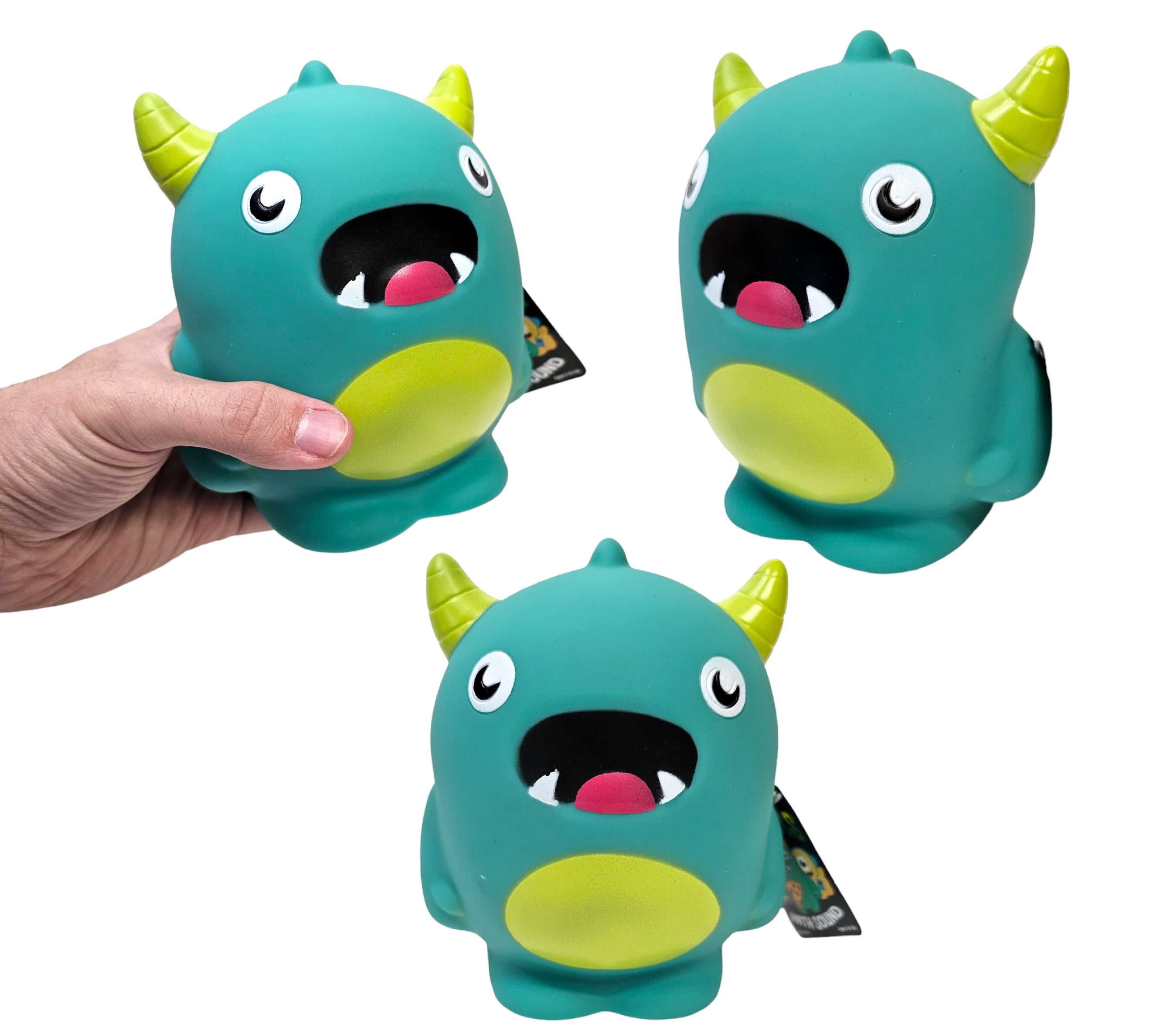 Big Rubber Monster Collectibles (Sea Green Monster) (6 Inch) Fun Unique ...