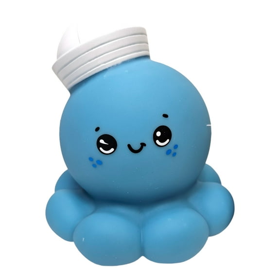 Big Rubber Octopus (Sailor) 5-6" Tall Fun Bath Toy and Carnival Game Prize.