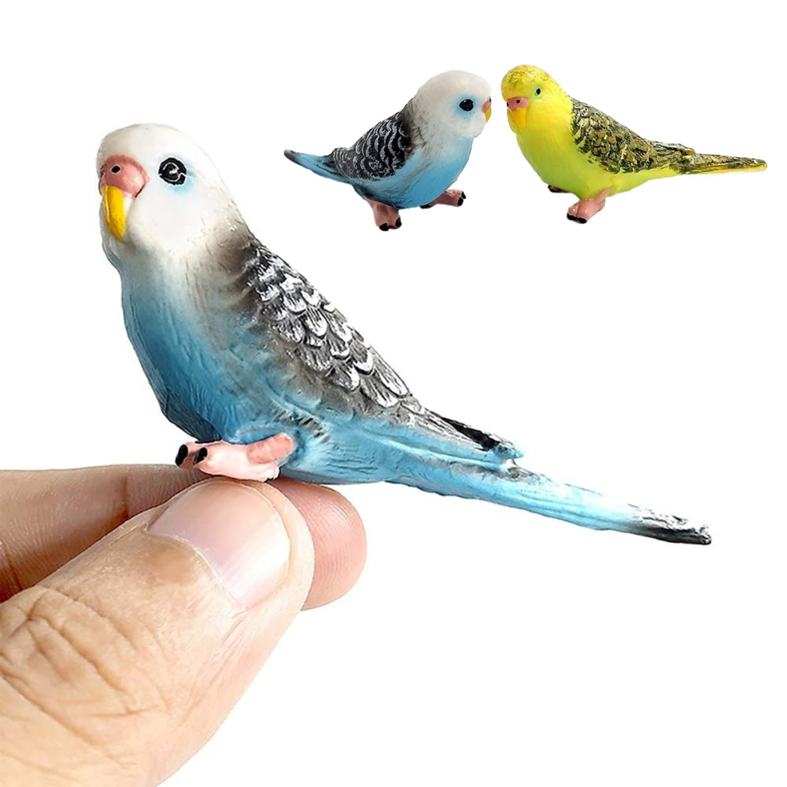Big Sale! 1*Decoration Cute Parrot Mini Animal Model Miniature Ornament