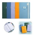 Big Sale! 1*Notebook (Orange) 2025 English Schedule Book Punch Card