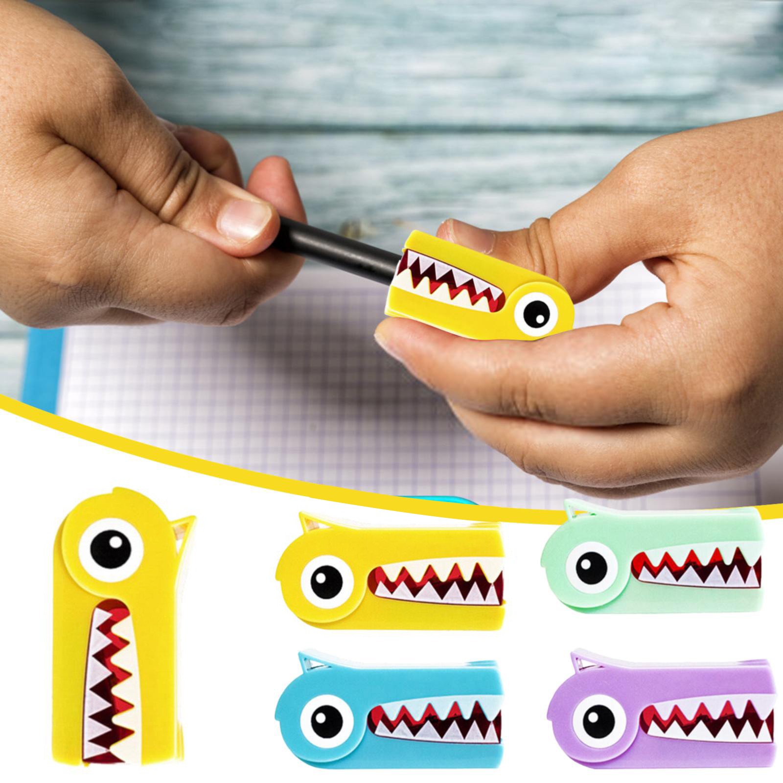 Big Sale! 1X Pencil Sharpener Primary School Students Manual Round