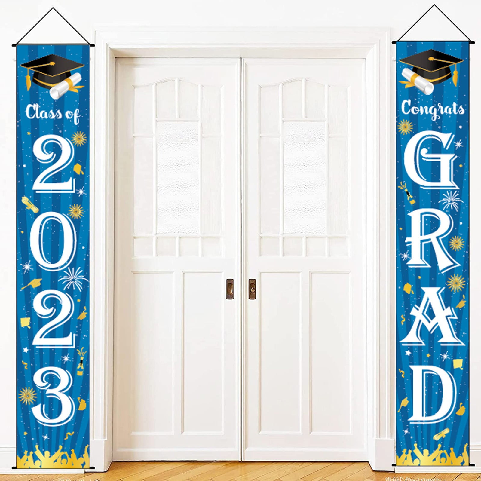 Big Sale! Alofun Backdrop 2024 Graduation Banners Hanging Flags Porch
