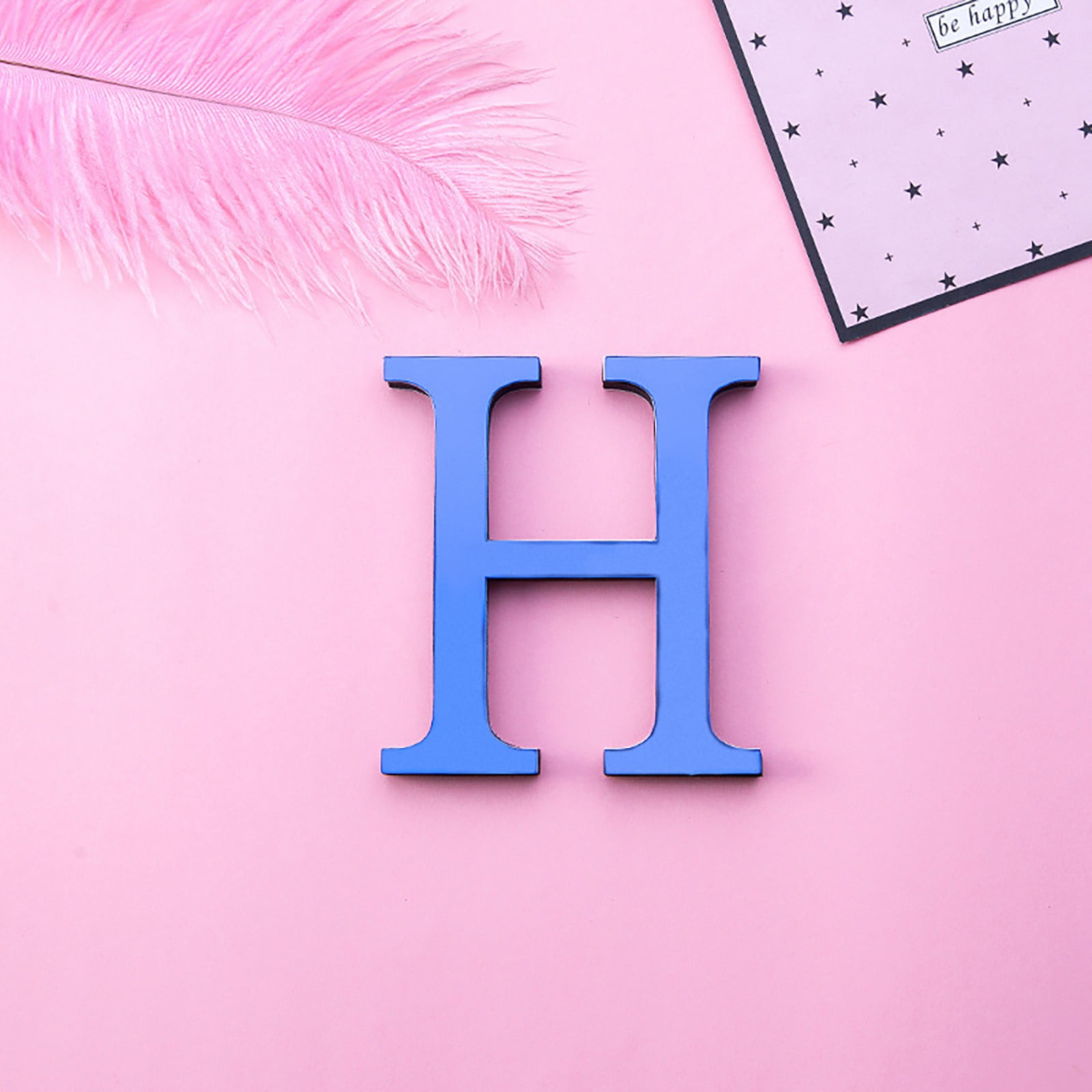 Big Sale! Alofun Custom Stickers 26 Letters Diy 3D Mirror Acrylic Wall