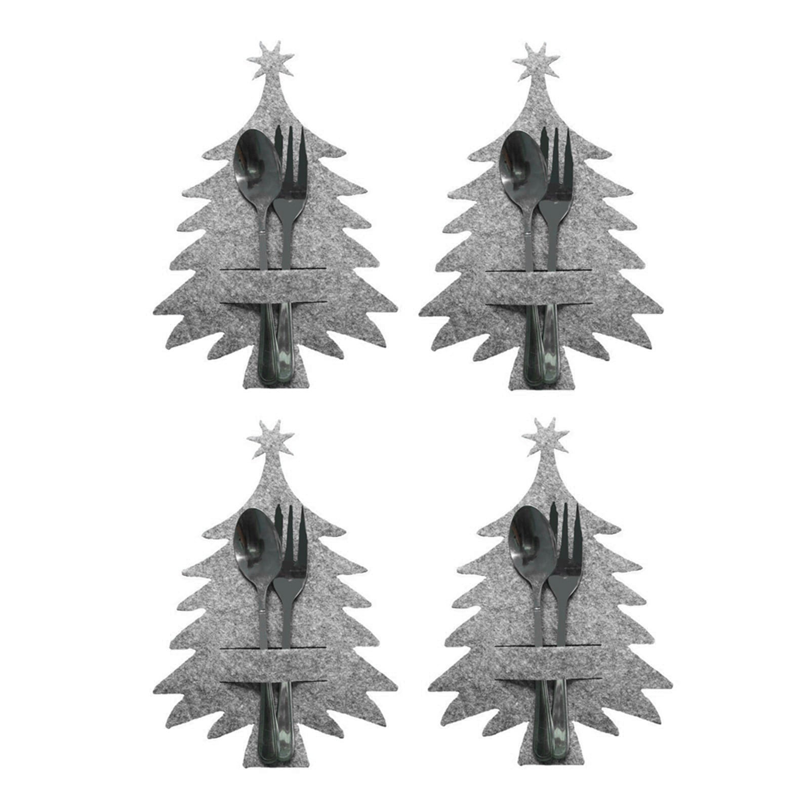 Big Sale! Alofun Knife Cutter Christmas Silverware Bag 4 Pieces/Set