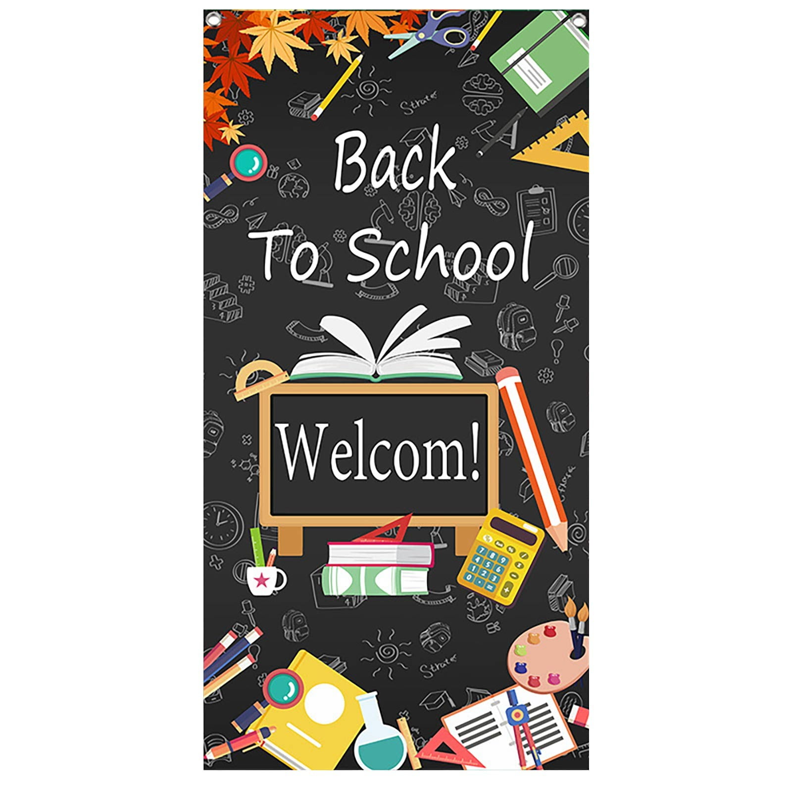 Big Sale! Alofun Party Balloon Welcome Back to School Vertical Banner
