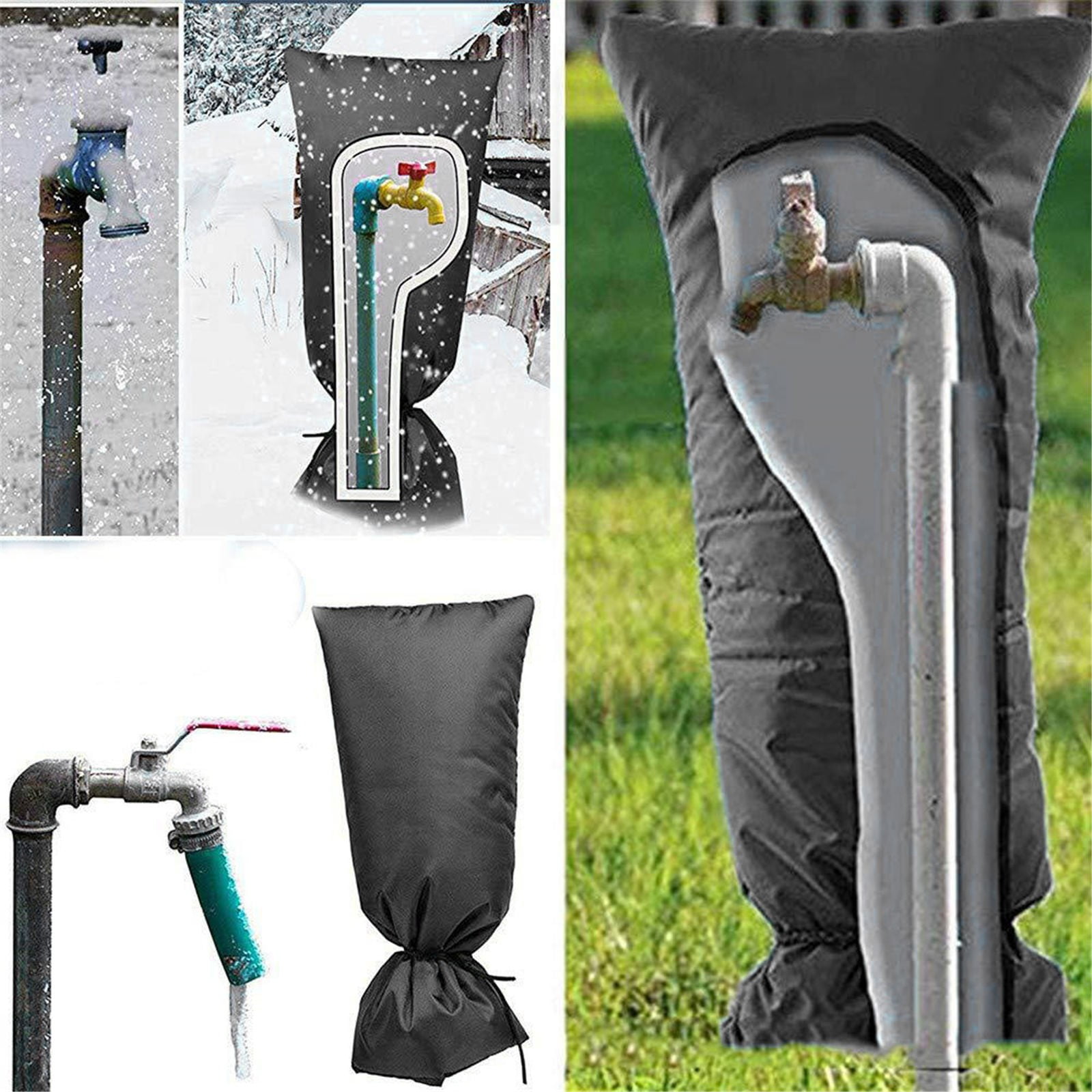 Big Sale! Alofun Protective Bag Outdoor Faucet Covers Reusable Spigot