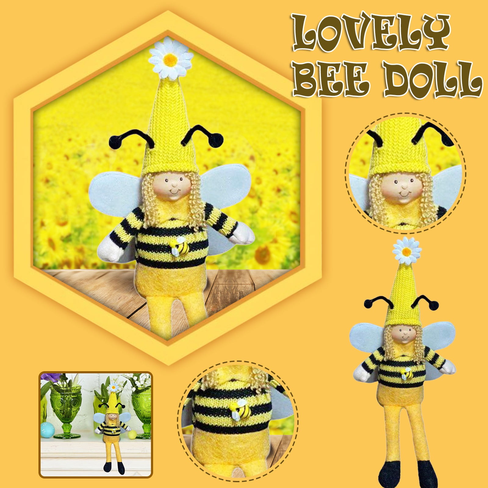 Big Sale! Alofun Towel Bee Doll Decorations Bedroom Living Room Desktop