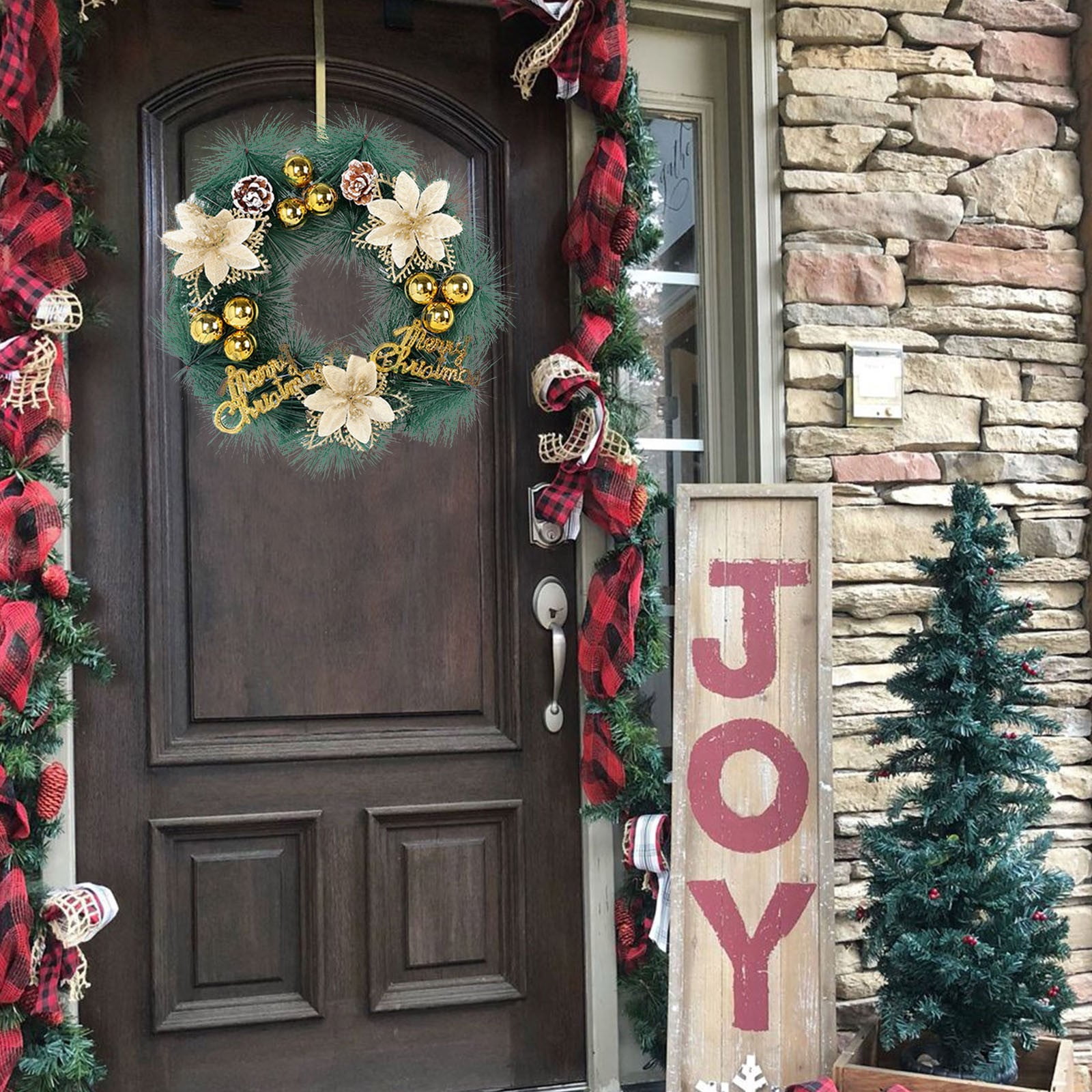 Big Sale! Alofun Wreath Christmas Decorations Christmas Decor Christmas