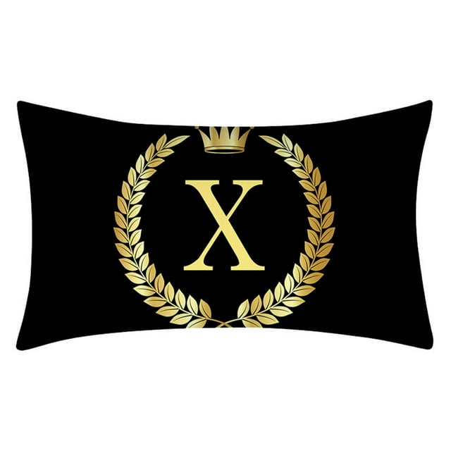 Big Sale!Auassia Pillow Case English Letters Polyester Pillowcase
