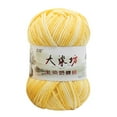 Big Sale!Dainzusyful Crochet Yarn,1PC 50g Chunky Colorful Hand Knitting