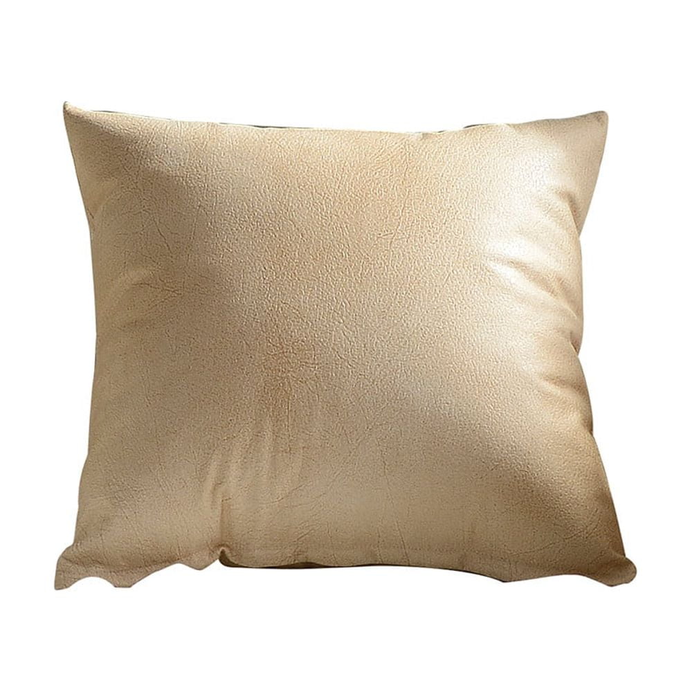 Big Sale!Dqaoklbdg Decorative Throw Pillow Covers,Imitation Leather