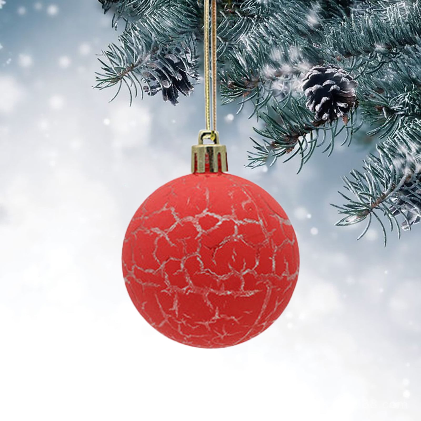Big Sale! Feinib 6*Ball, 6Pcs Christmas Ball Baubles Party x mas Tree