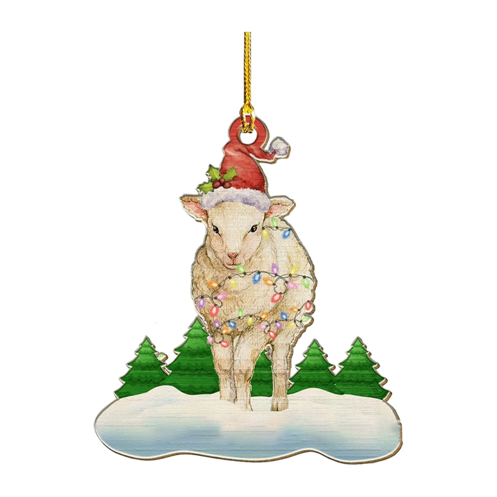 Big Sale! Gelren Christmas Hanging Decorations Dinosaur Animal