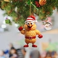 Big Sale! Gelren Christmas Hanging Decorations Christmas Hat Chick