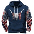 Big Sale!Gephdiin Graphic Hoodies Men Winter Autumn Casual O Neck Long