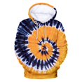 Big Sale!Gephdiin Graphic Hoodies Tie Dyed Printed Men's Hoodie