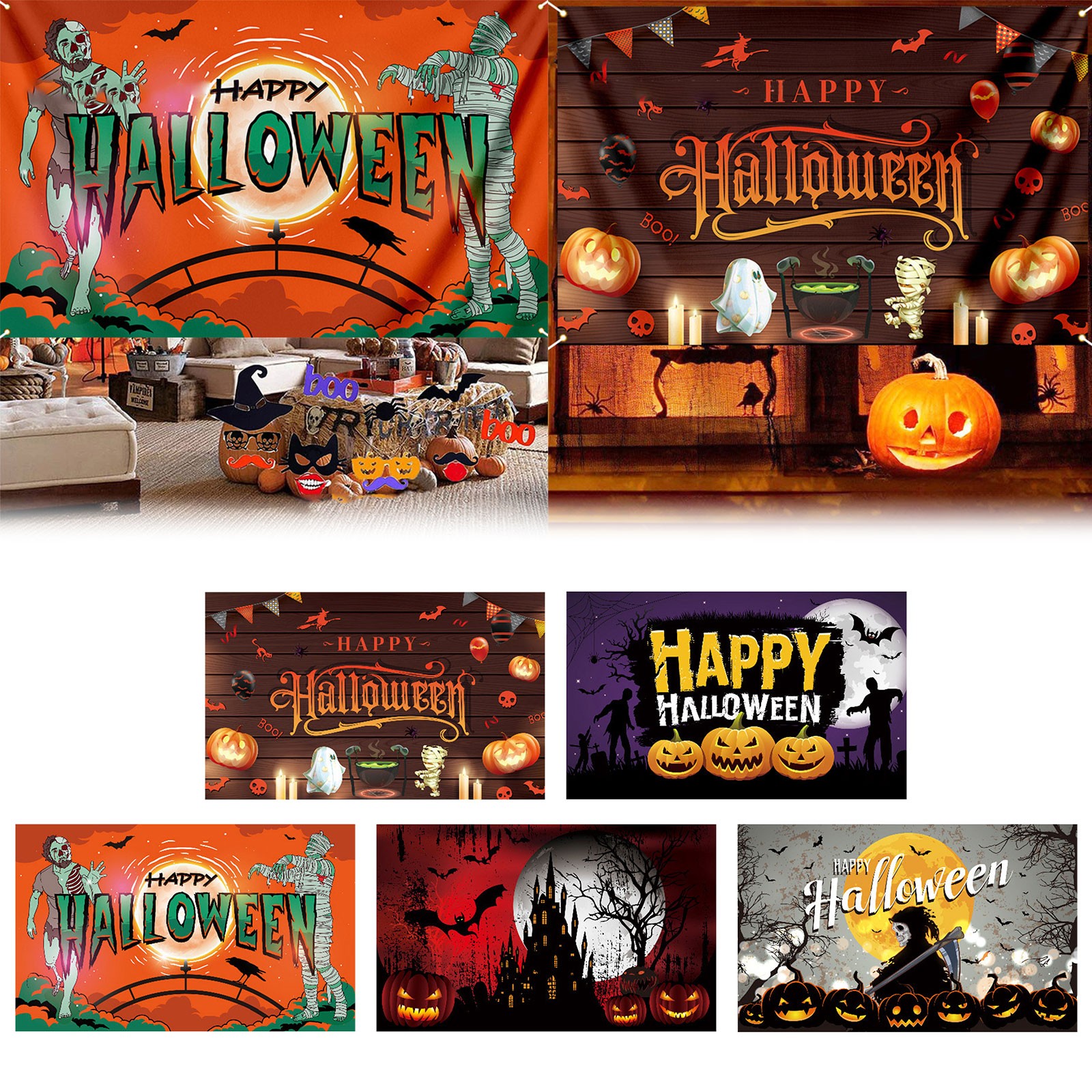 Big Sale! Halloween Decoration 1. Arrange The Flag 2024 New Cross