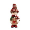 Big Sale! Hewann Christmas Ornament Linen Top Hat Standing Figure