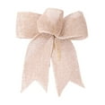 Big Sale! Iheaun Bow Christmas Decorations Linen Christmas Bows