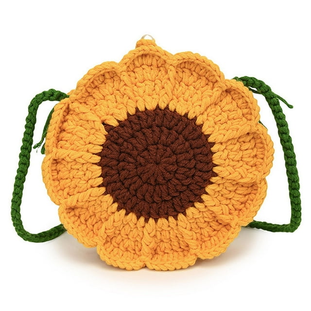 ⚡ Big Sale! Jiiey Crochet Kit for Beginnersdaisy Flower Crochet Bag