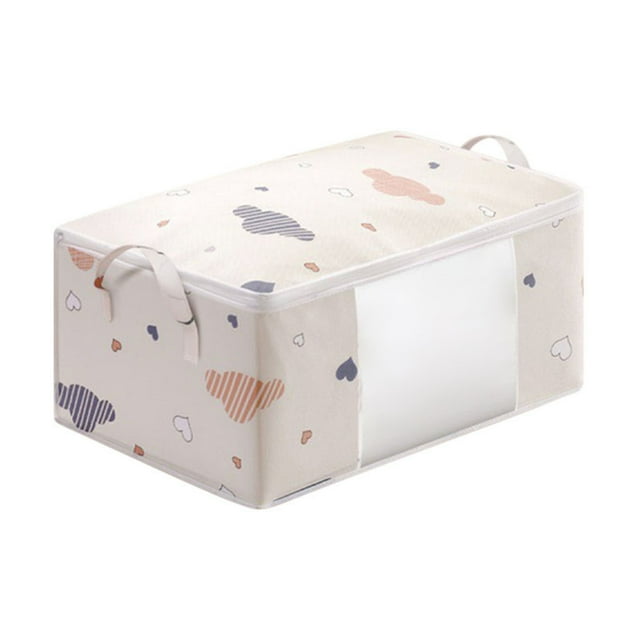 ⚡ Big Sale! Jiiey Storage Bins Storage Bag Zipper Fabric Blanket