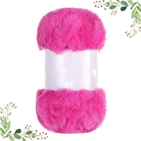 Big Sale!Piaybook 2 Skeins Yarn Chunky Faux Yarn Eyelash Yarn For Crochet Knit Coarse Yarn Imitation Wool Yarn