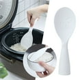 thumbnail image 1 of Piaybook Standing Rice Serving Rice Spoon Plastic Creative Non Stick Face Scoop Household Kitchen Tools White, 1 of 9