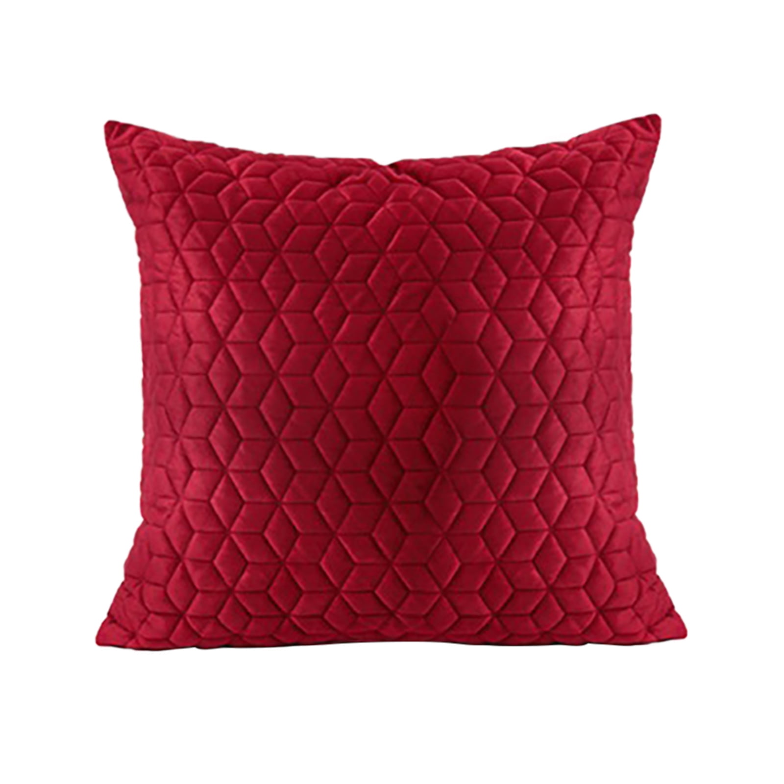 Big Sale! Plertrvy Doll, Hexagonal Pattern Embossed Pillow Cover Bed ...