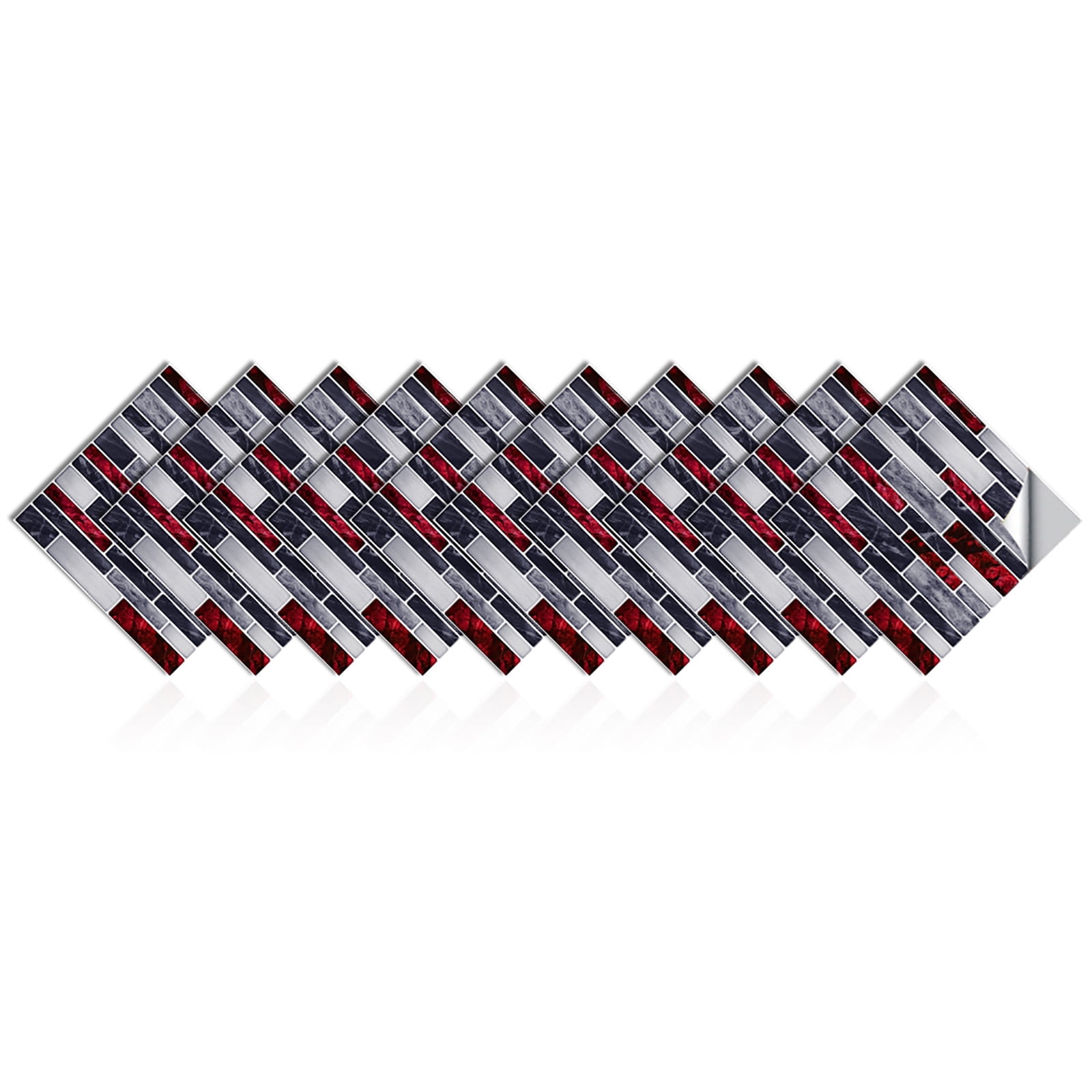 Big Sale! Plertrvy Stickers, 1Set 10Pc Self Adhesive Tile 3D Sticker