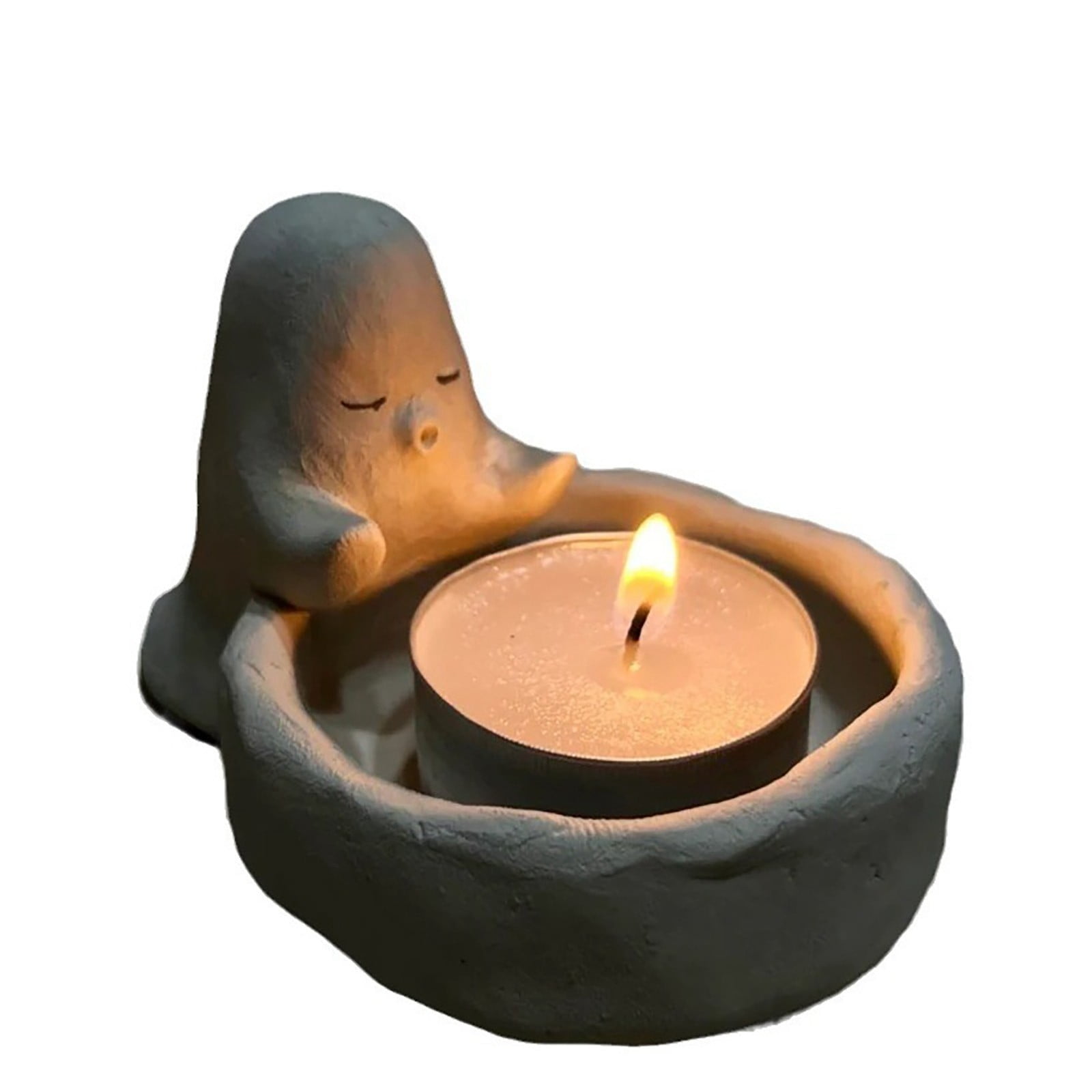 Big Sale! Poaug Candles Holders Clearance Ceramic Specter Candle Holder