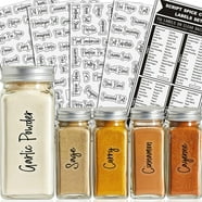 Spices Jar Labels Preprinted - 120 pcs Minimalist Spice Labels Stickers ...
