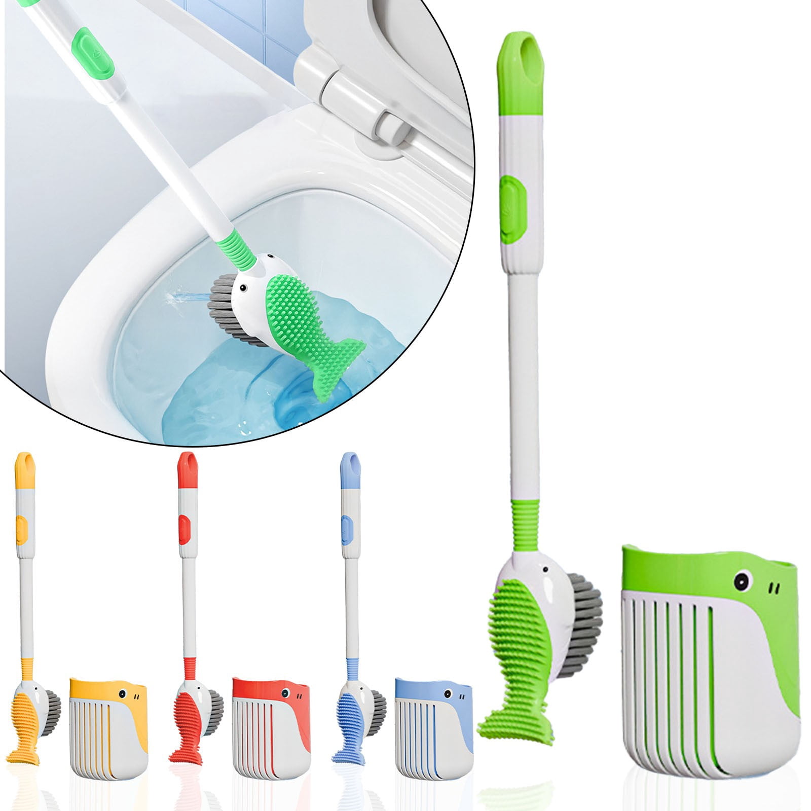 Big Sale! Toilet Brush Set*1 Set Suction Cup with Liquid Toilet Brush ...