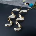 Big Sale! Twist Spiral Earrings Dangle Earring Charm Jewelry Silver