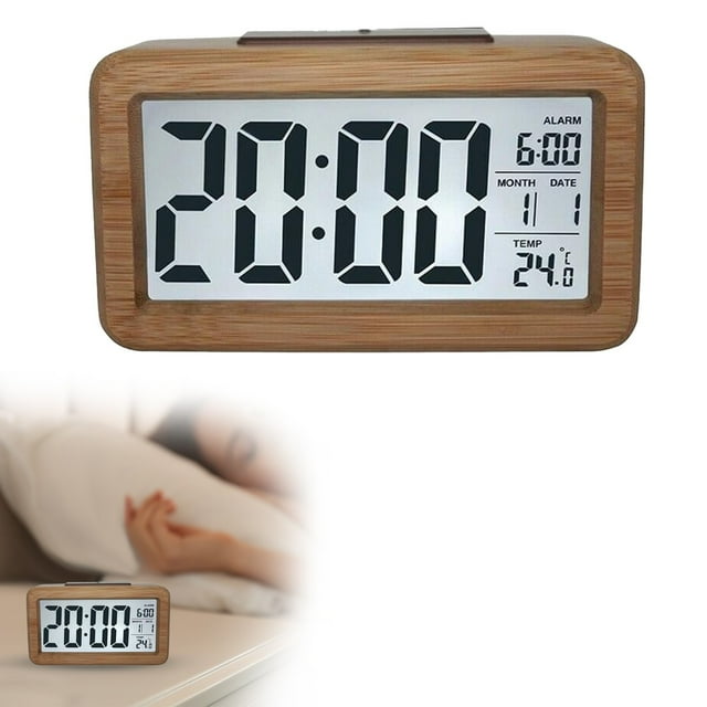 Big Sale! XIPYYKM Multi Functional Digital Alarm Clock Radio Table