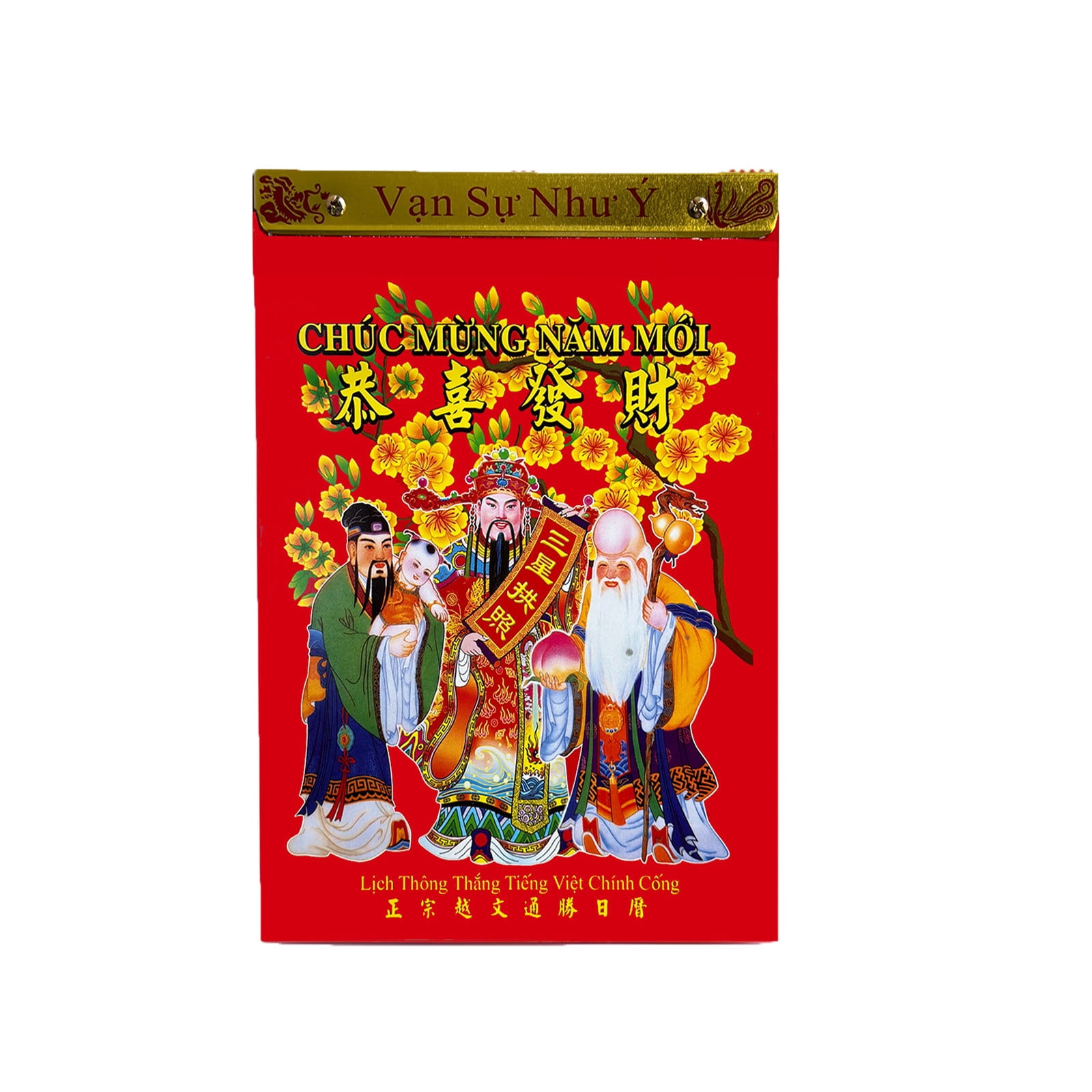 Big Sales! Anckoeil 2025 Hand Perpetual Calendar Vietnamese Traditional