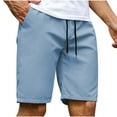thumbnail image 1 of Big Sales OGLCCG Men's Casual Shorts Elastic Waist Drawstring Straight Leg Athletic Shorts Lightweight Breathable Running Sports Shorts with Pockets, 1 of 5