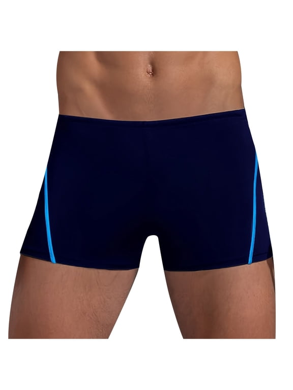 Men's Summer Swim Trunks Quick Dry Drawstring Elastic Waist Board Shorts Lightweight Casual Gym Workout Athletic Swimming Briefs