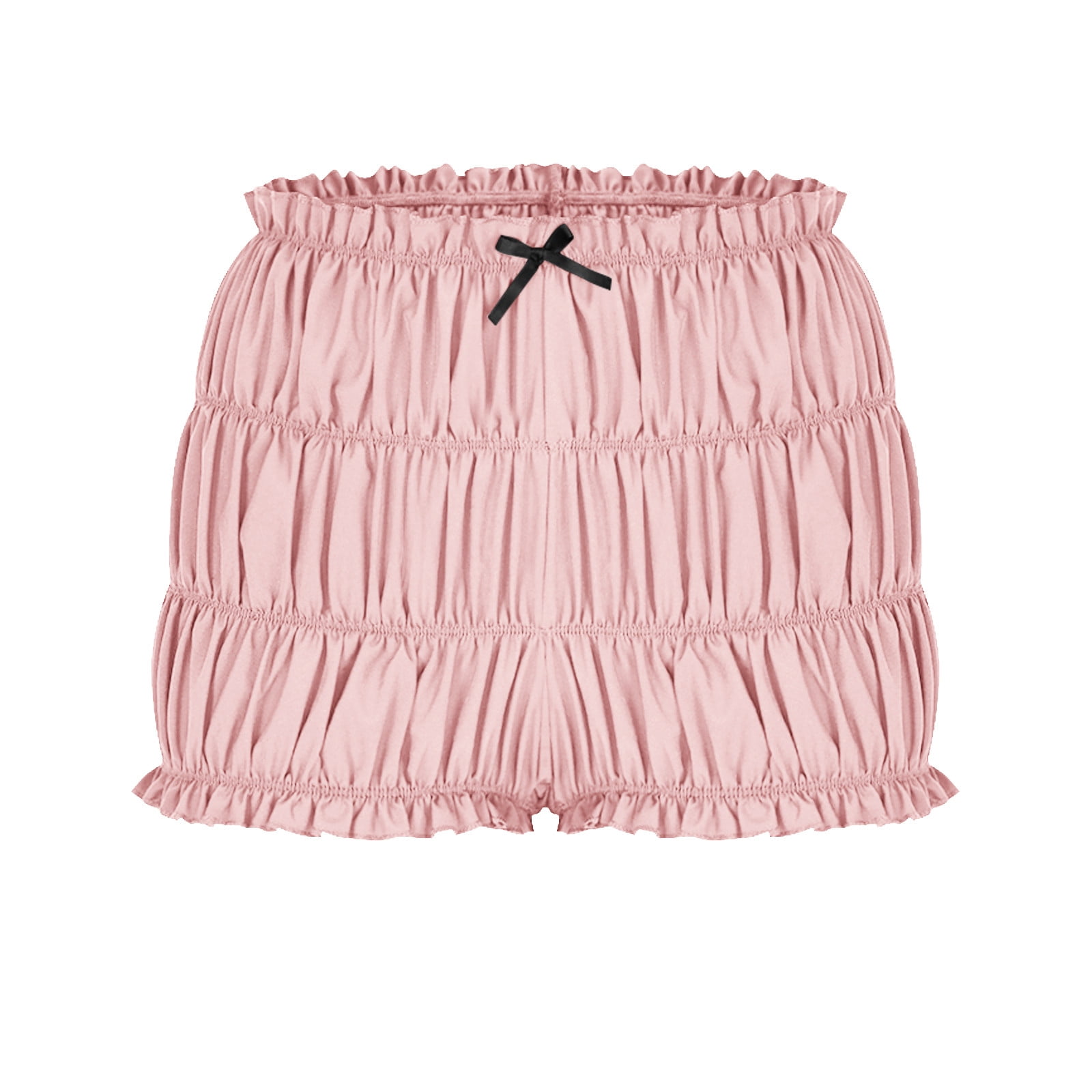 OGLCCG Women Y2k Ruched Mini Shorts Low Waist Ruffle Frill Bloomers ...