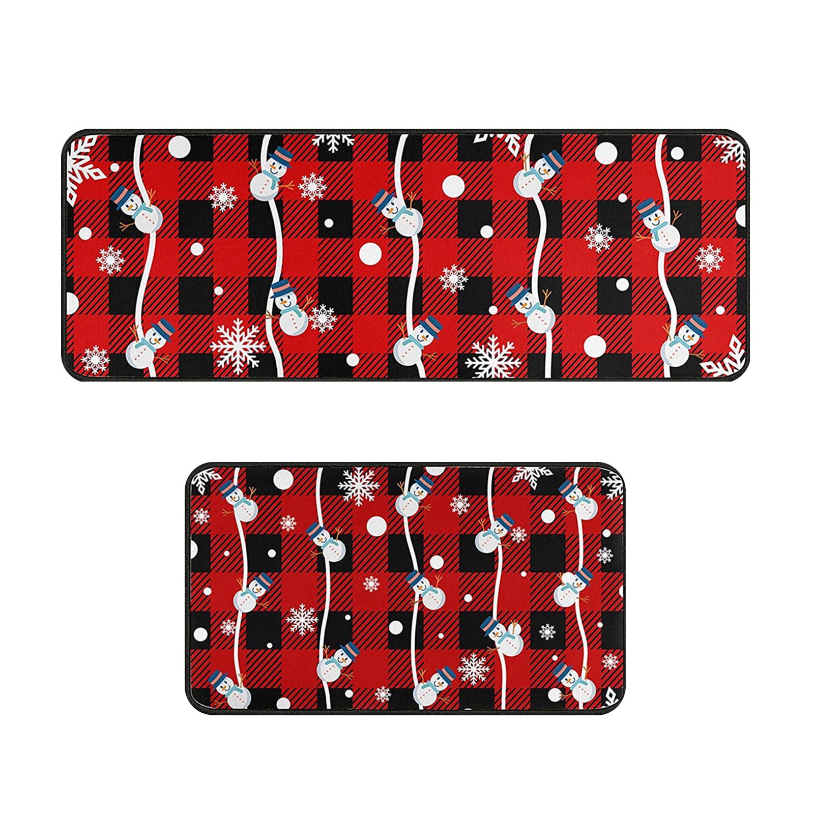 Big Save 2 Piece Set Christmas Mats Kitchen Bathroom Nonslip Absorbent