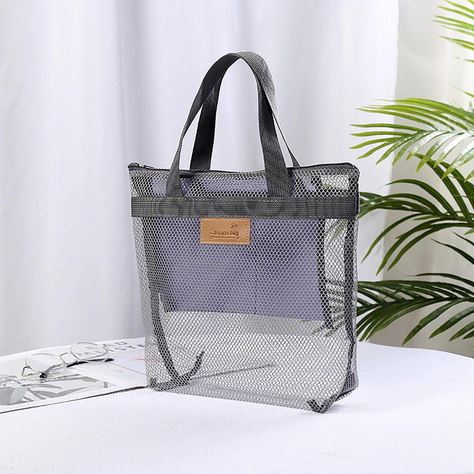 Big Save Beach Bag Mesh Beach Bag Family Tourism Big Tote Bags