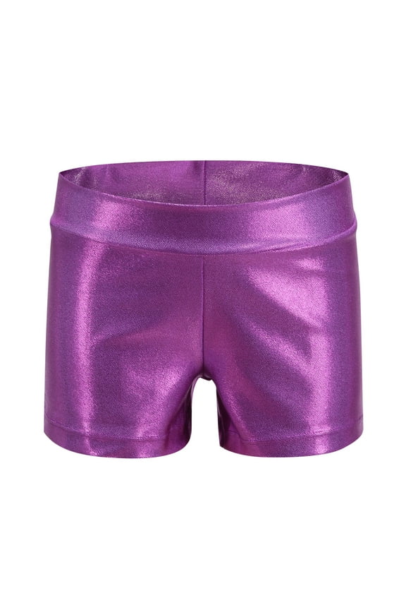 The Big Save of The Day kttectoa Kids Clothes Girls and Boys Elastic Waist Shiny Hot Pants Stretchy Metallic Mini Shorts for Dance and Perform Straight Leg Leggings Boys Shorts 2-7T