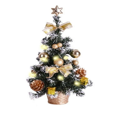 Big Save Holiday Decor Up to 30% off Meitianfacai Christmas Trees Premium Snow Flocked Hinged Artificial Mini Christmas Tree Fake Spruce Full Tree For Home Office Party Decoration