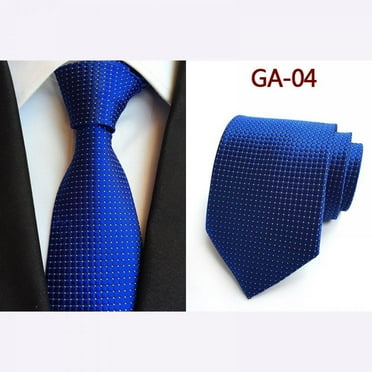 [Big Save!] Mens Leisure Small Plaid Neckties Silk Plaid Ties for Men Necktie Party Business Formal