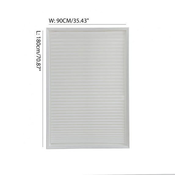 Big Save! Pleated Paper Shades Room Darkening Window Blinds (Magic Sticker Style)