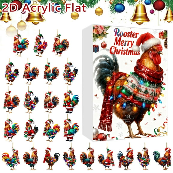 The Big Save karymi Christmas Countdown Advent Calendar Festive Holiday Decor with Daily Surprises Family Tradition Activity Kids Christmas Gifts up to 60% off Weekly Deal