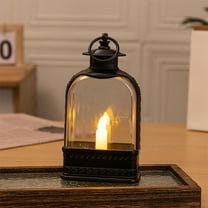 The Big Save karymi Flat Style LED Electronic Lantern Oil Lamp Small Lantern for Home Dining Room Christmas Decoration Mens Christmas Gifts The Big Save Big Savings