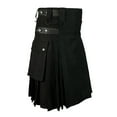 thumbnail image 1 of AXXD Goth Pants,Vintage Kilt Scotland Gothic Pocket Skirts Scottish Clothing Cotton Men Pants Clearance Black 40, 1 of 4