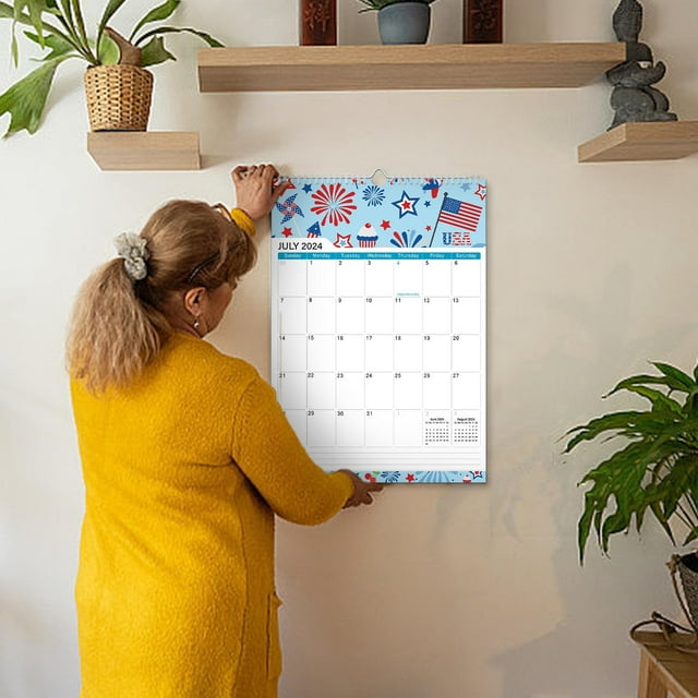 Big Savings! 2025 English Wall Calendar, Schedule and Countdown Planner, Desktop and Wall
