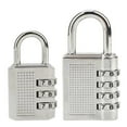 thumbnail image 1 of 4-Digit Combination Lock, Outdoor Waterproof Padlock for Gym Locker, School, Home, Room, Gate, and Luggage Security, 1 of 6